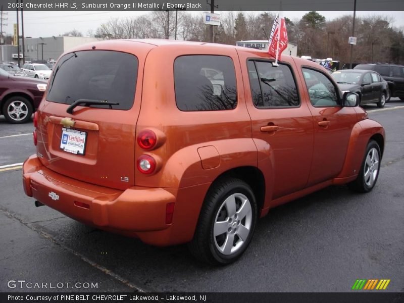Sunburst Orange II Metallic / Ebony Black 2008 Chevrolet HHR LS
