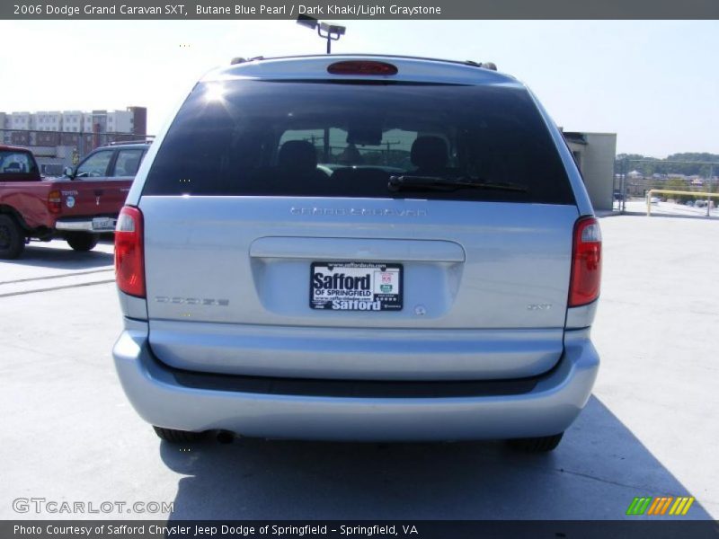 Butane Blue Pearl / Dark Khaki/Light Graystone 2006 Dodge Grand Caravan SXT