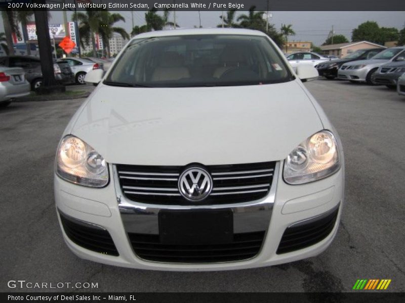 Campanella White / Pure Beige 2007 Volkswagen Jetta Wolfsburg Edition Sedan