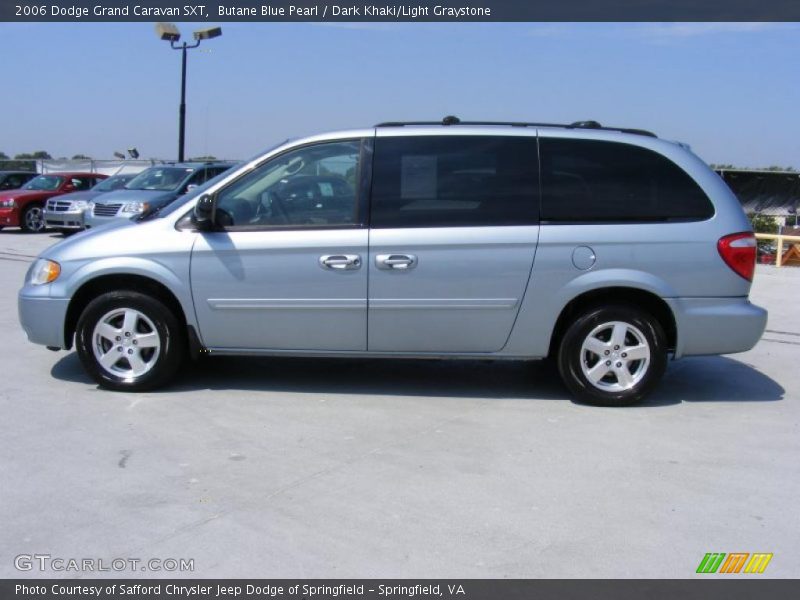 Butane Blue Pearl / Dark Khaki/Light Graystone 2006 Dodge Grand Caravan SXT