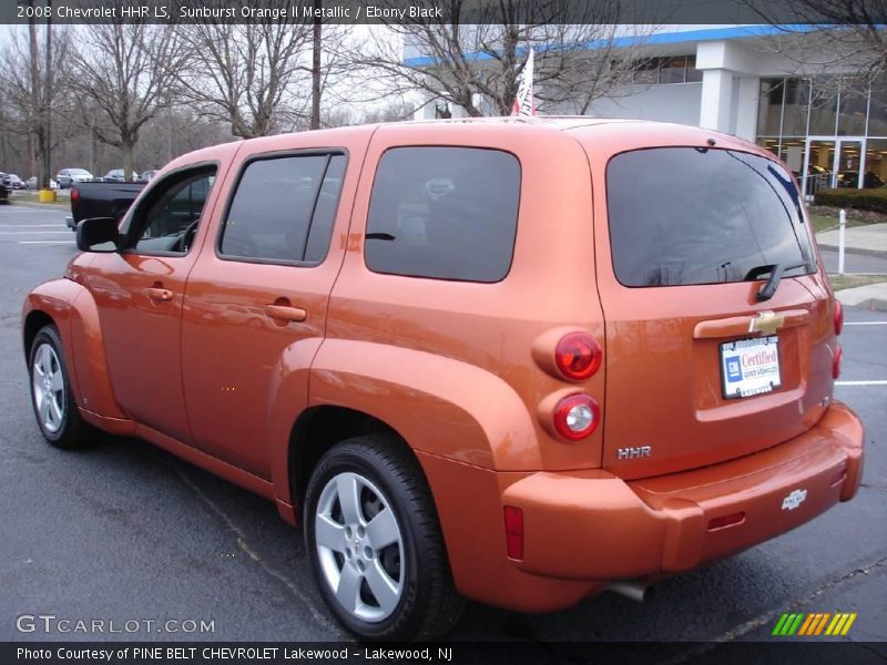 Sunburst Orange II Metallic / Ebony Black 2008 Chevrolet HHR LS