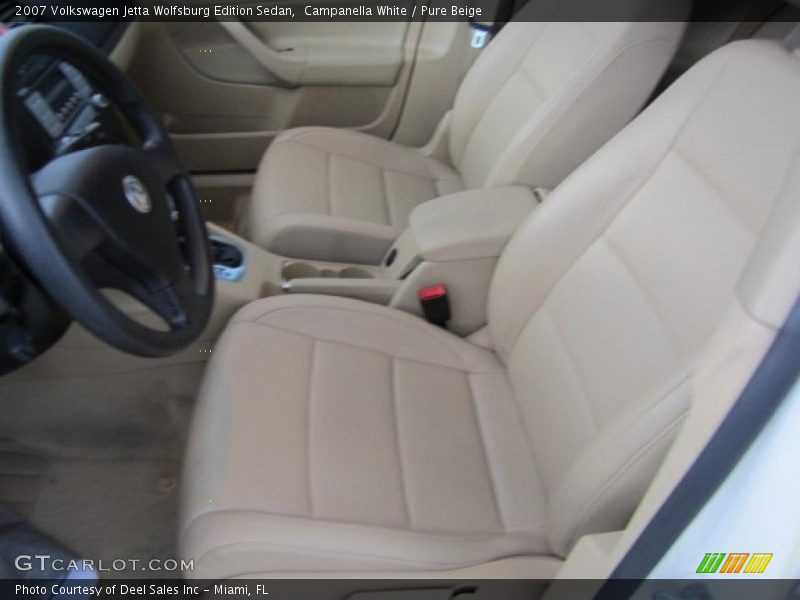 Campanella White / Pure Beige 2007 Volkswagen Jetta Wolfsburg Edition Sedan