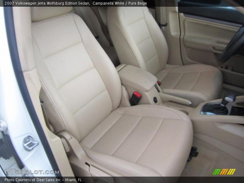 Campanella White / Pure Beige 2007 Volkswagen Jetta Wolfsburg Edition Sedan
