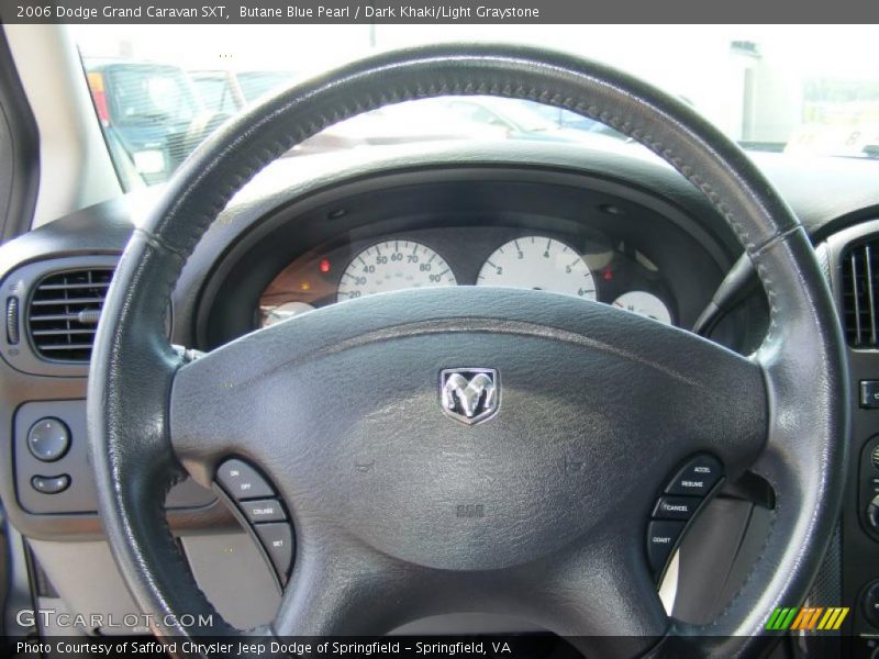 Butane Blue Pearl / Dark Khaki/Light Graystone 2006 Dodge Grand Caravan SXT
