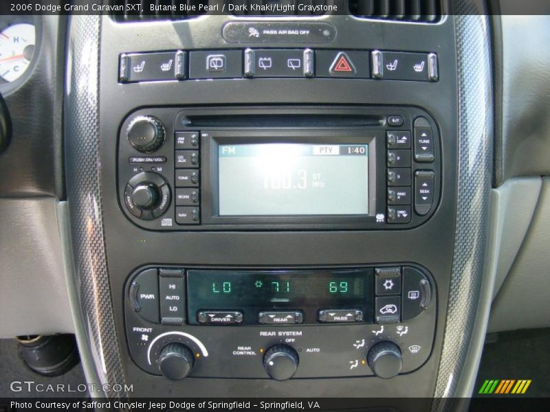 Butane Blue Pearl / Dark Khaki/Light Graystone 2006 Dodge Grand Caravan SXT