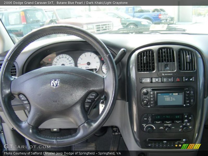 Butane Blue Pearl / Dark Khaki/Light Graystone 2006 Dodge Grand Caravan SXT