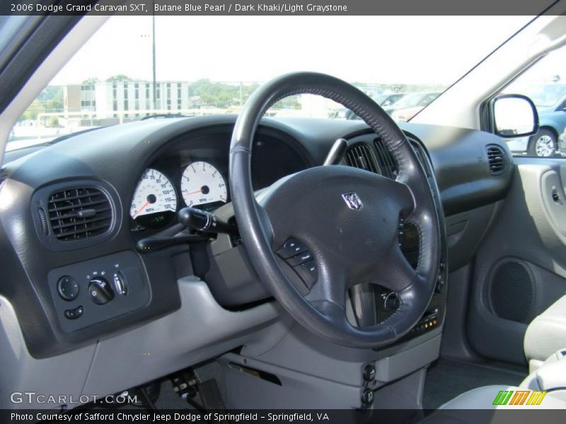 Butane Blue Pearl / Dark Khaki/Light Graystone 2006 Dodge Grand Caravan SXT