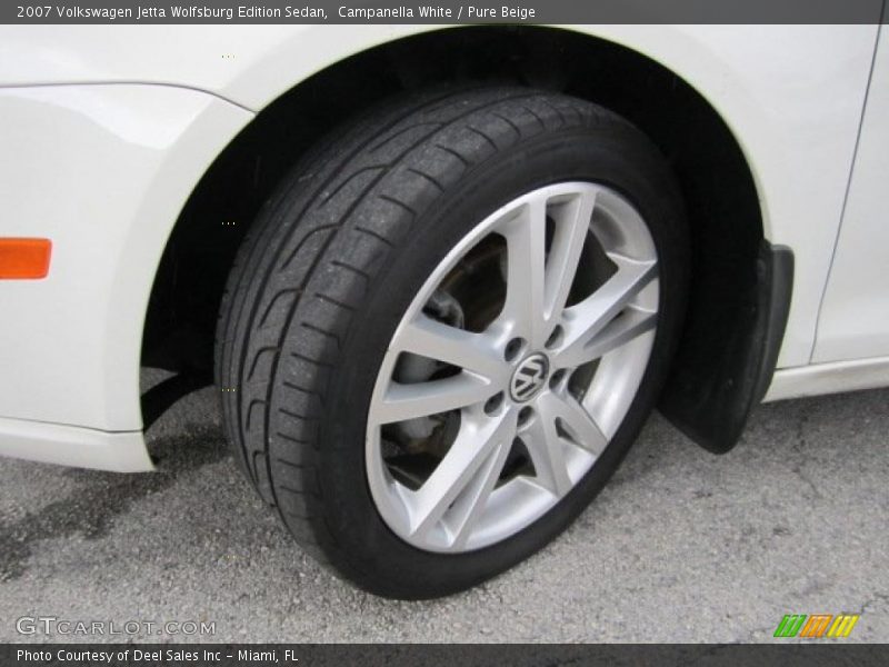 Campanella White / Pure Beige 2007 Volkswagen Jetta Wolfsburg Edition Sedan