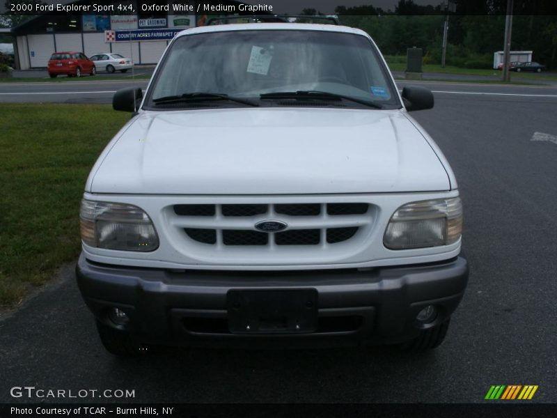 Oxford White / Medium Graphite 2000 Ford Explorer Sport 4x4