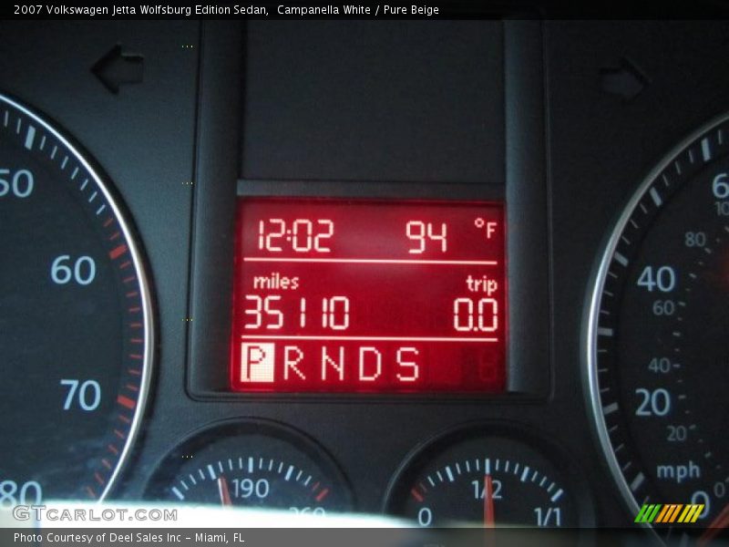 Campanella White / Pure Beige 2007 Volkswagen Jetta Wolfsburg Edition Sedan