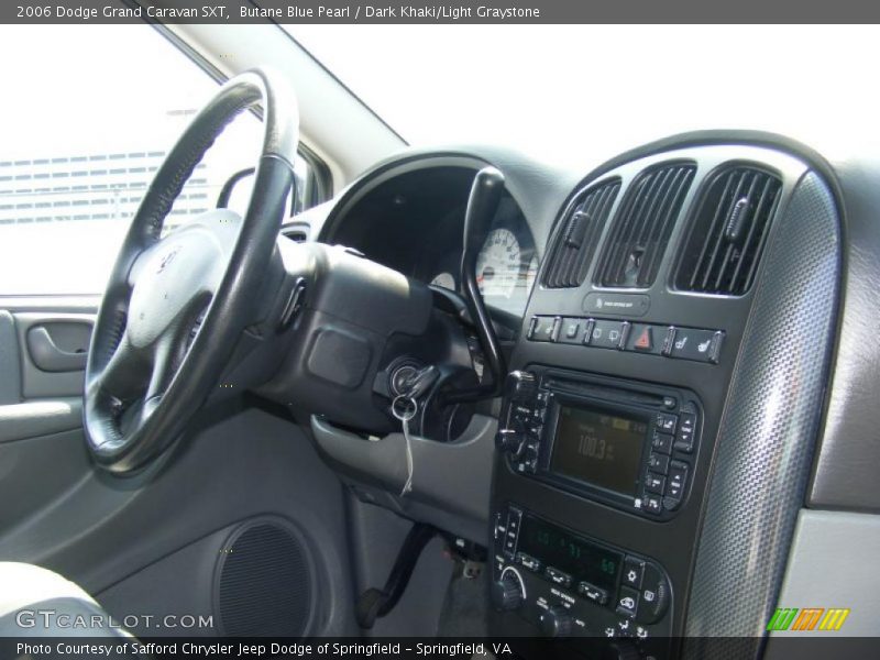 Butane Blue Pearl / Dark Khaki/Light Graystone 2006 Dodge Grand Caravan SXT