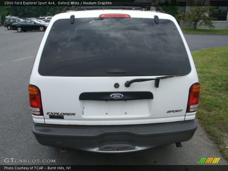 Oxford White / Medium Graphite 2000 Ford Explorer Sport 4x4