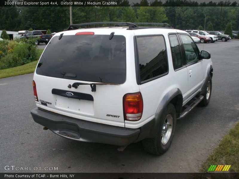 Oxford White / Medium Graphite 2000 Ford Explorer Sport 4x4