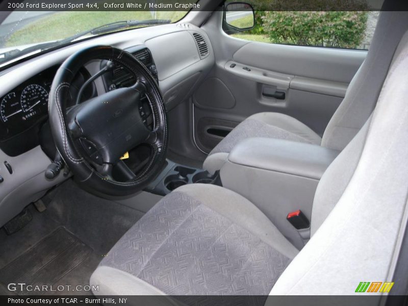 Oxford White / Medium Graphite 2000 Ford Explorer Sport 4x4