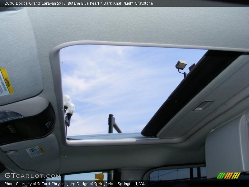 Butane Blue Pearl / Dark Khaki/Light Graystone 2006 Dodge Grand Caravan SXT