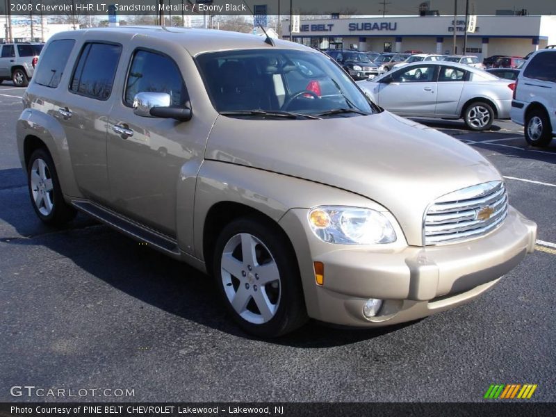 Sandstone Metallic / Ebony Black 2008 Chevrolet HHR LT
