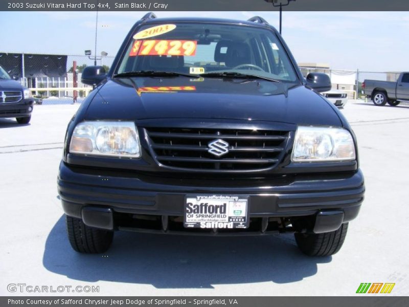 Satin Black / Gray 2003 Suzuki Vitara Hard Top 4x4