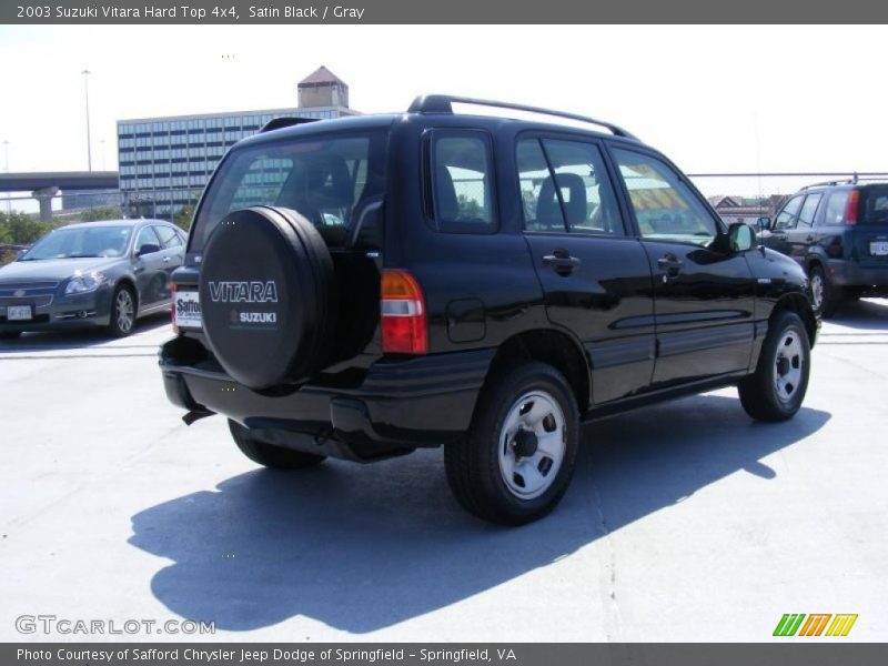 Satin Black / Gray 2003 Suzuki Vitara Hard Top 4x4