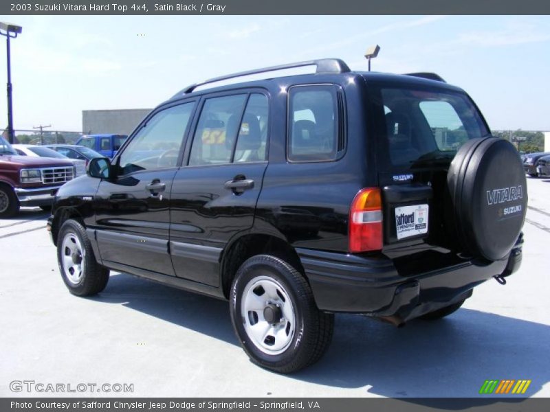 Satin Black / Gray 2003 Suzuki Vitara Hard Top 4x4