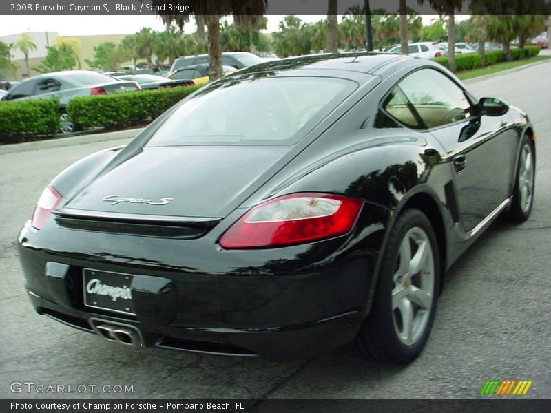Black / Sand Beige 2008 Porsche Cayman S