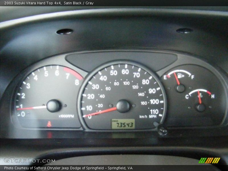 Satin Black / Gray 2003 Suzuki Vitara Hard Top 4x4