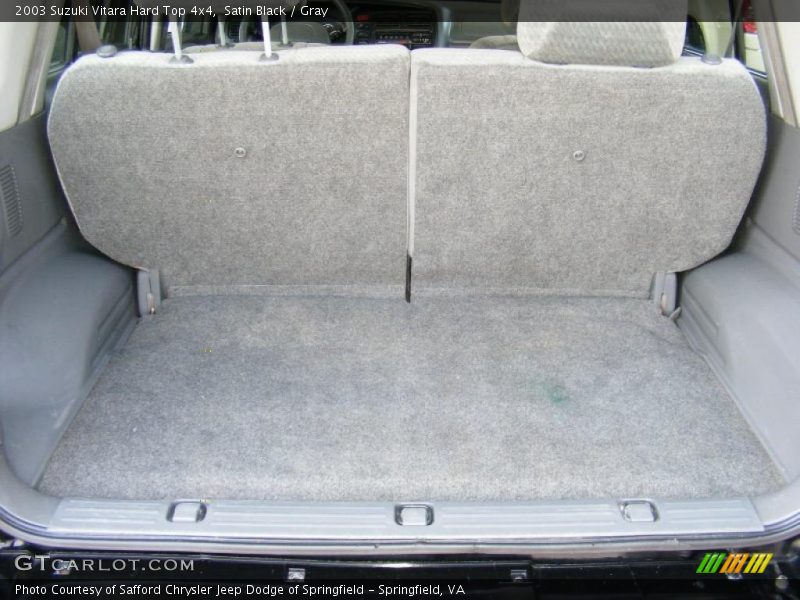 Satin Black / Gray 2003 Suzuki Vitara Hard Top 4x4