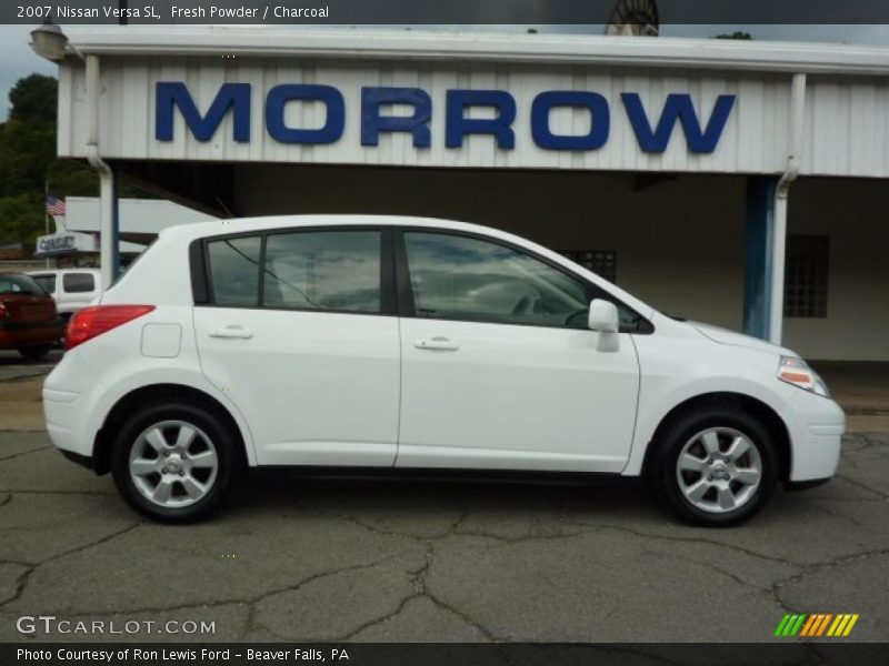 Fresh Powder / Charcoal 2007 Nissan Versa SL