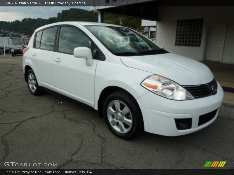 Fresh Powder / Charcoal 2007 Nissan Versa SL