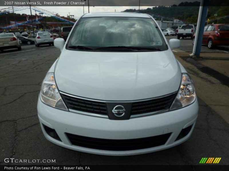 Fresh Powder / Charcoal 2007 Nissan Versa SL