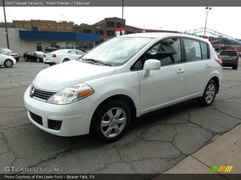 Fresh Powder / Charcoal 2007 Nissan Versa SL