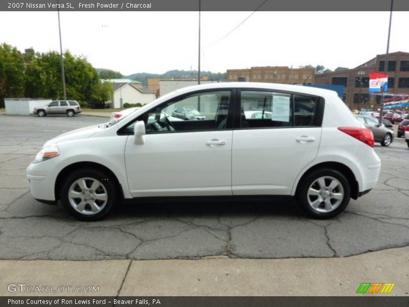 Fresh Powder / Charcoal 2007 Nissan Versa SL