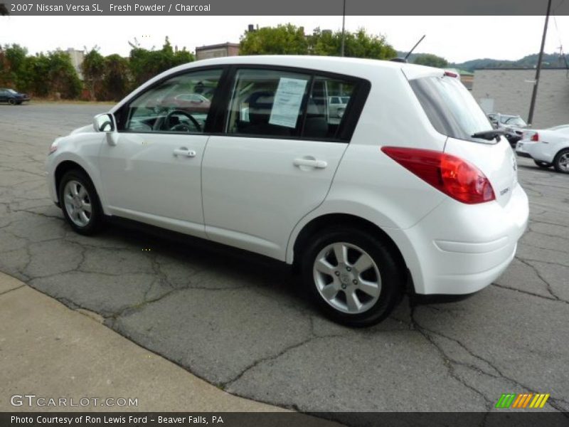 Fresh Powder / Charcoal 2007 Nissan Versa SL