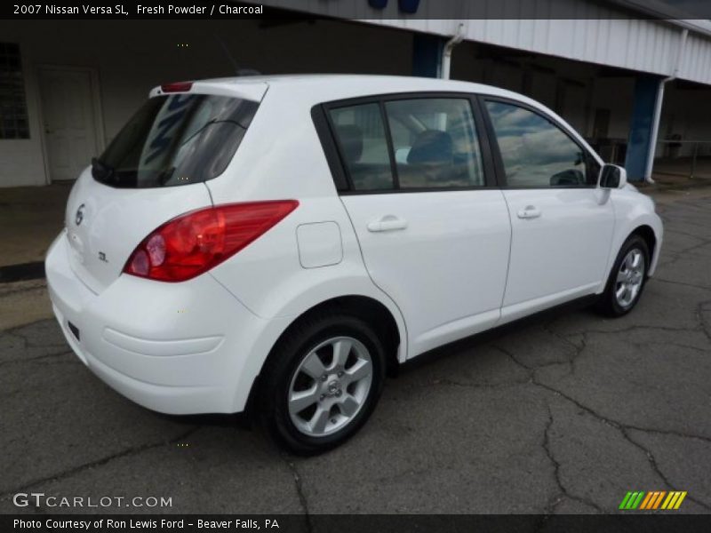 Fresh Powder / Charcoal 2007 Nissan Versa SL
