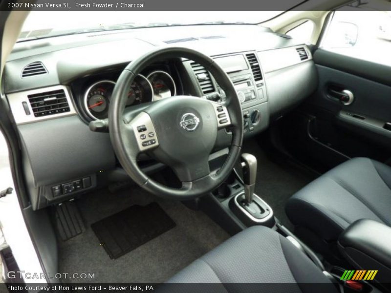Fresh Powder / Charcoal 2007 Nissan Versa SL