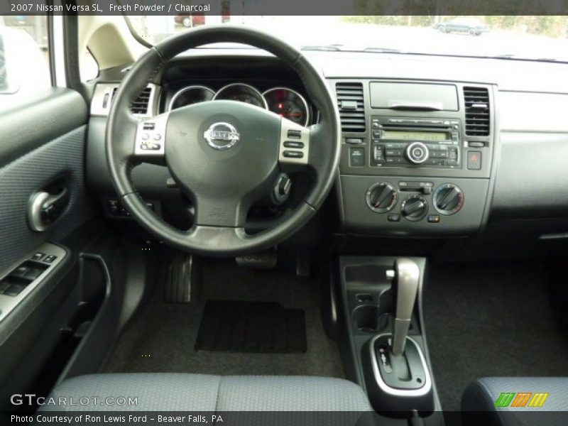 Fresh Powder / Charcoal 2007 Nissan Versa SL