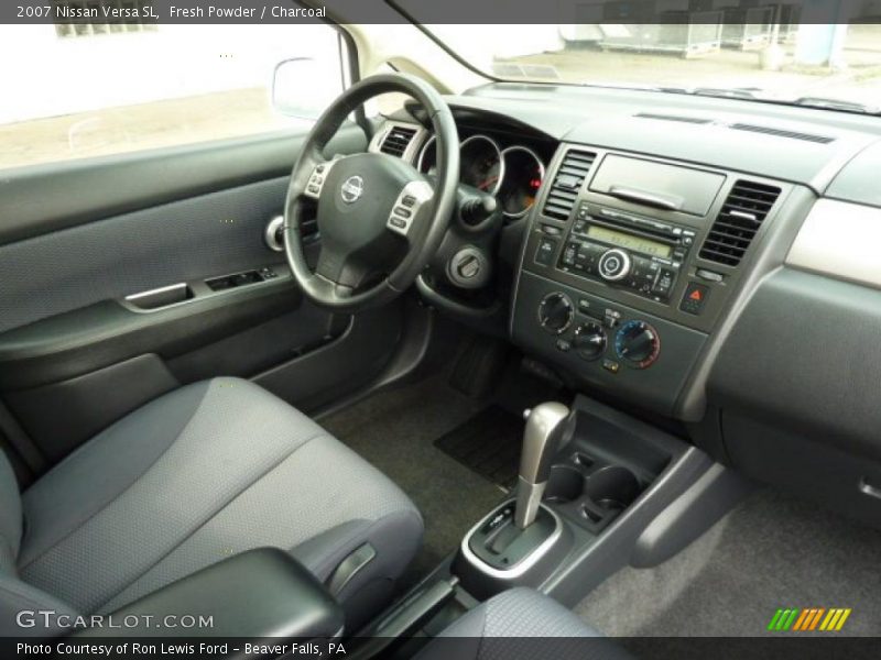 Fresh Powder / Charcoal 2007 Nissan Versa SL