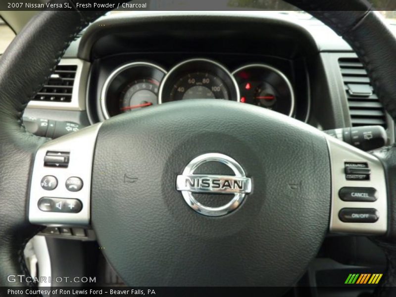 Fresh Powder / Charcoal 2007 Nissan Versa SL