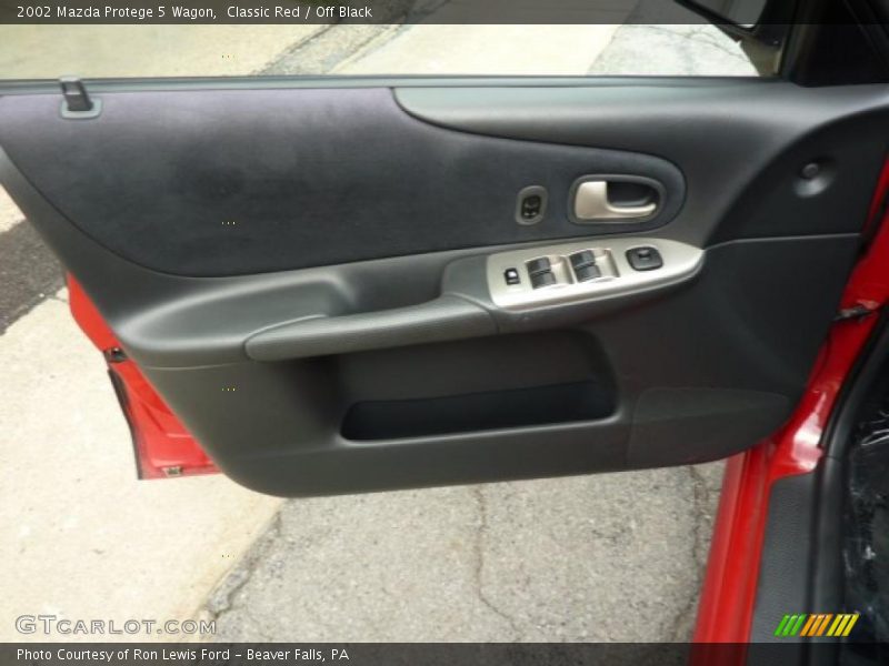 Classic Red / Off Black 2002 Mazda Protege 5 Wagon