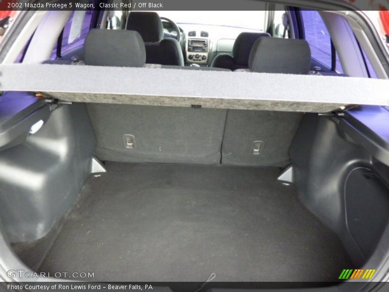 Classic Red / Off Black 2002 Mazda Protege 5 Wagon
