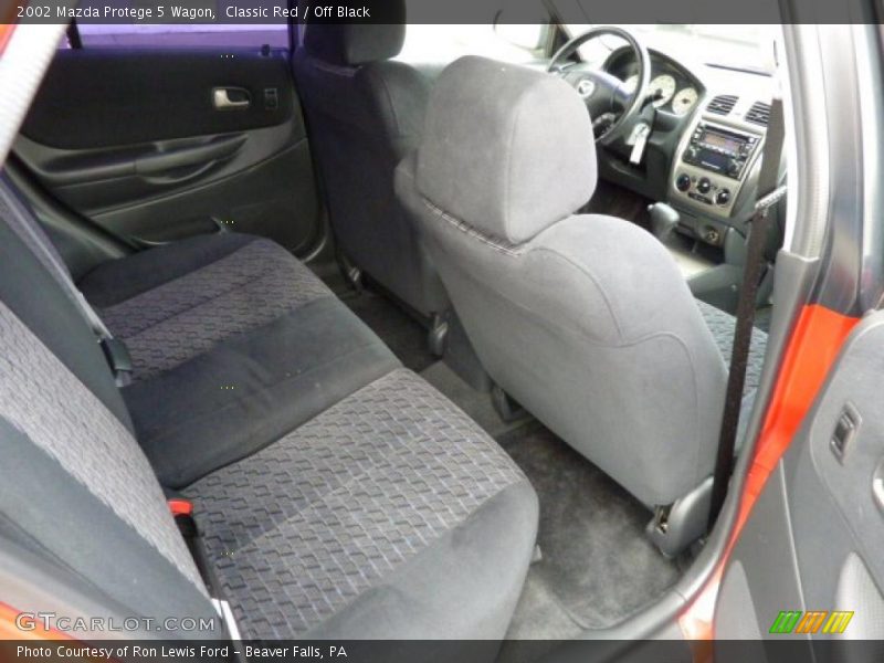 Classic Red / Off Black 2002 Mazda Protege 5 Wagon