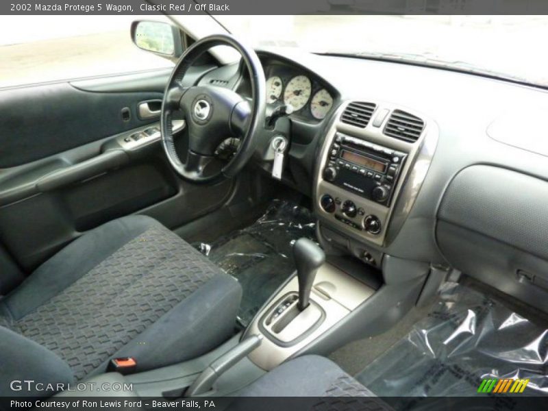 Classic Red / Off Black 2002 Mazda Protege 5 Wagon