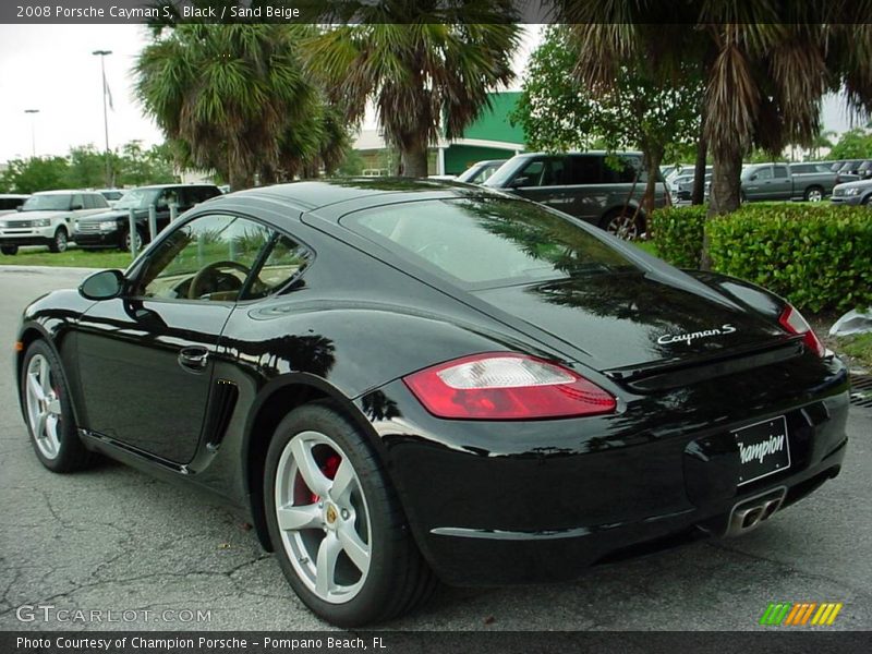 Black / Sand Beige 2008 Porsche Cayman S