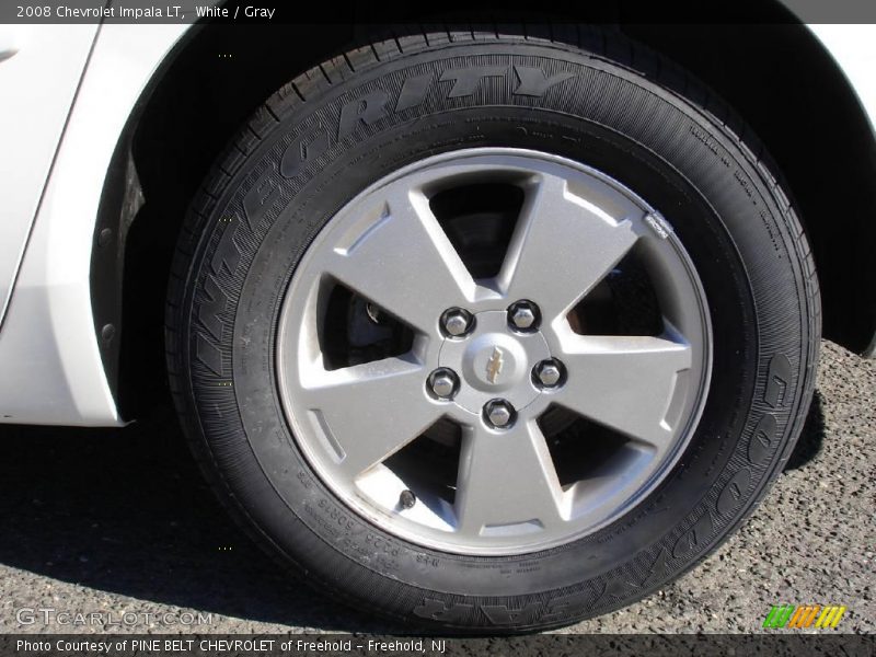 White / Gray 2008 Chevrolet Impala LT
