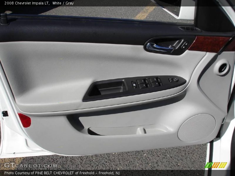 White / Gray 2008 Chevrolet Impala LT