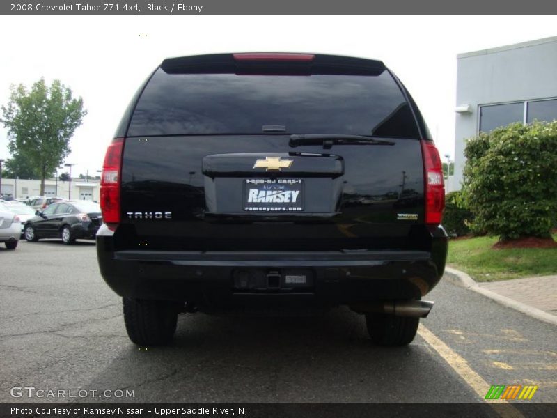 Black / Ebony 2008 Chevrolet Tahoe Z71 4x4