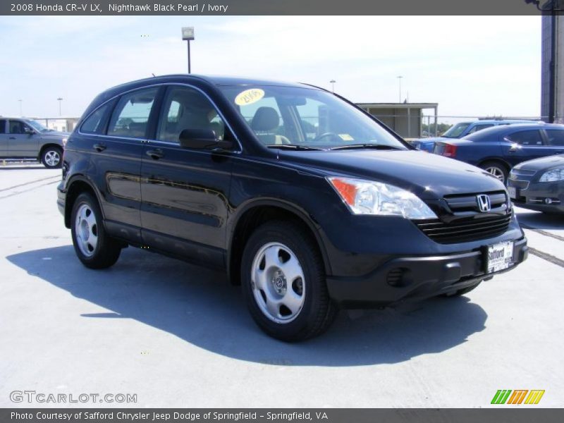 Nighthawk Black Pearl / Ivory 2008 Honda CR-V LX