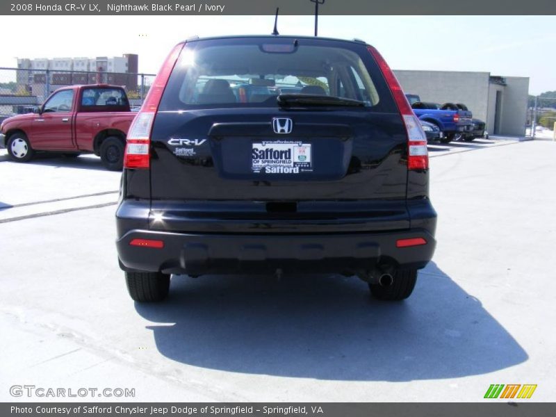 Nighthawk Black Pearl / Ivory 2008 Honda CR-V LX