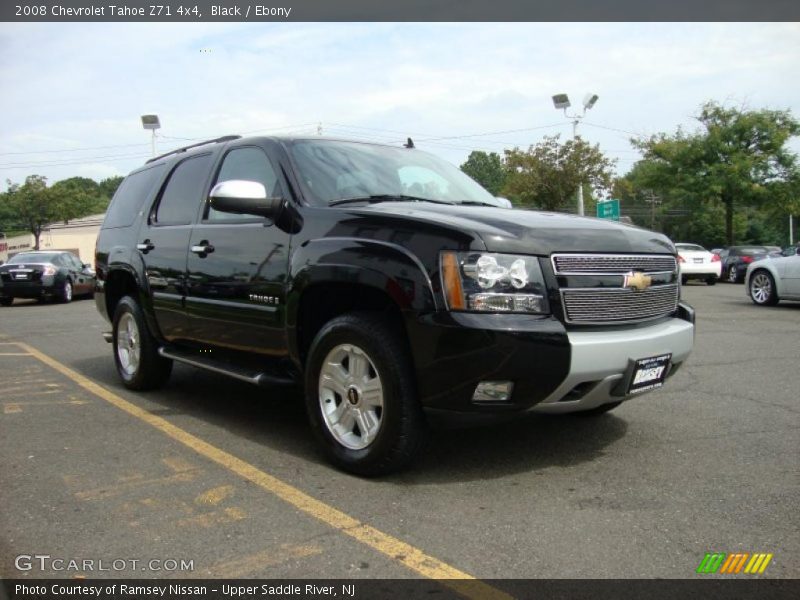 Black / Ebony 2008 Chevrolet Tahoe Z71 4x4