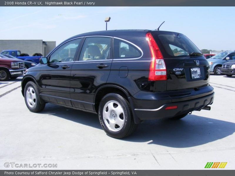 Nighthawk Black Pearl / Ivory 2008 Honda CR-V LX
