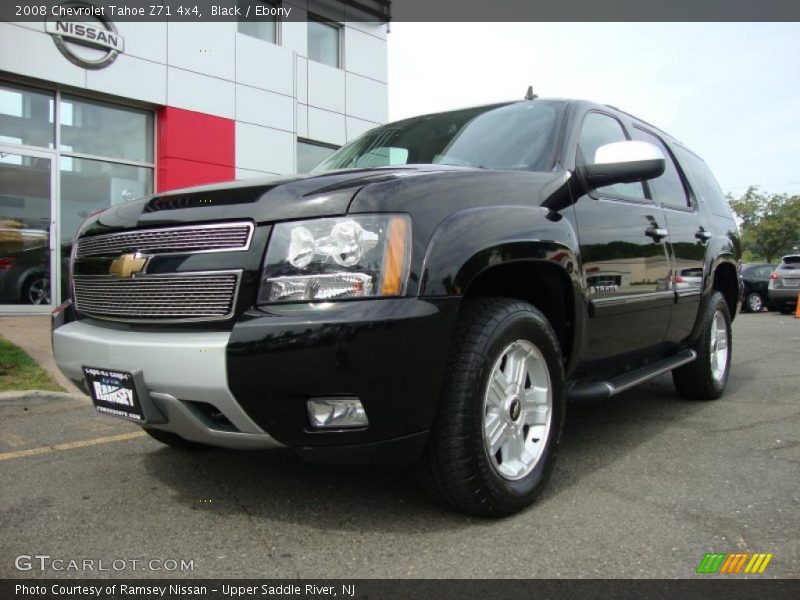 Black / Ebony 2008 Chevrolet Tahoe Z71 4x4